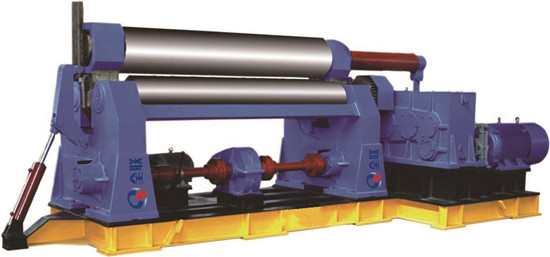 水平(píng)下調式(shi)三輥卷(juan)闆機