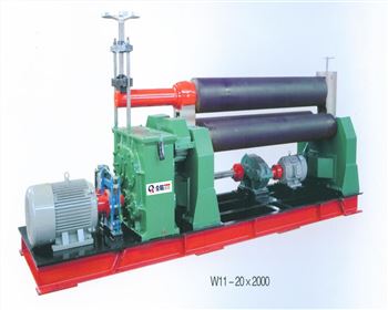 青(qīng)海W11系列對稱式三(san)輥卷闆機